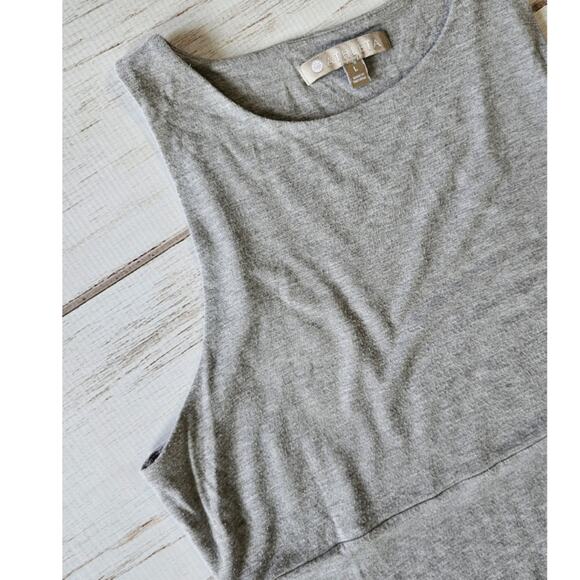 Athleta Light Heather Gray Santorini Thera Dress sz Large - Picture 2 of 7